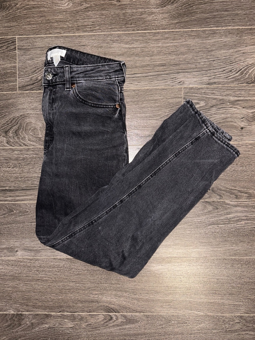 H&M Women's Black Straight Leg Jeans